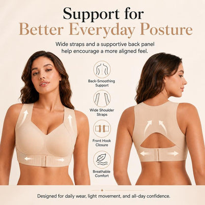 PostureLift Bra – Seamless Comfort & Back Support
